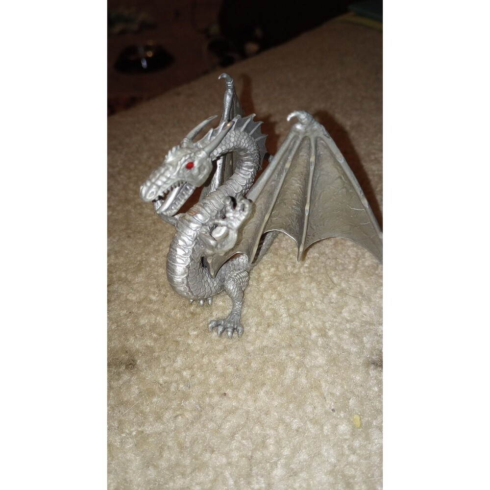 Perth Pewter White Winged Dragon. Must Add For Any Collection.